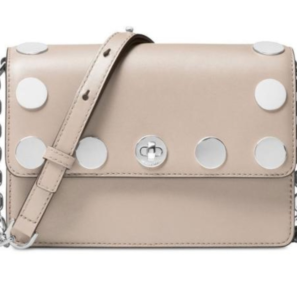 RIVINGTON STUD NATALIE SMALL CHAIN CROSSBODY CEMEN